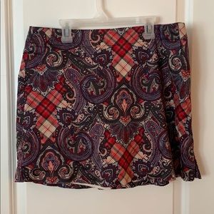 Paisley skort